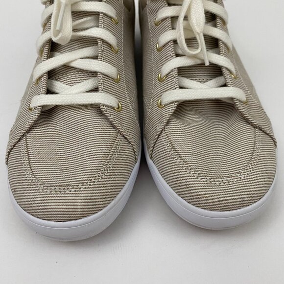 Keds Nautical Striped Neutral Shoes Low Top Fashion Sneakers Womens Size 8.5 - Picture 2 of 8
